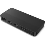 Док-станция Lenovo USB-C Dual Display Travel Dock (1x HDMI 2.1, 1x DP 1.4 ...