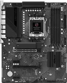 Фото 1/10 Материнская плата ASROCK B650 PG LIGHTNING, AM5, B650, 4*DDR5, HDMI, 4xSATA3 6.0, M.2 Socket, RAID, 9xUSB 3.2, 8xUSB 2.0, Type-C, ATX; 90-MX