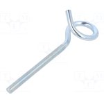 HOH10180, Крючок, кольцевой, сталь, цинк, Дл.резьбы 110мм, Длина 180мм