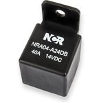 NRA-04-A-24D-B, Relay 1 closed. 24VDC, 40A / 14VDC with bracket SPST-NO