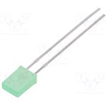 LL-254PGD1G-G5-2B, LED; rectangular; 5x2x7.05mm; green; 780?1300mcd; 130° ...