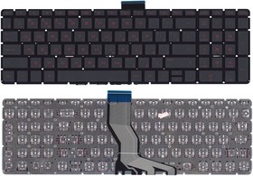 Клавиатура для ноутбука HP Pavilion 15-ab, 15-ae, 15-ak черная без подсветки красные символы