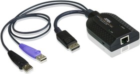 Фото 1/2 ATEN KA7169, Модуль удлинителя, Display port+KBD+MOUSE USB, 50 метр., для подкл. комплекта перключат. KN2124v/2140v/4124v/ 4140v/2116A/2132/