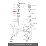 EC013438XA, Подшипник опорный MAZDA TRIBUTE