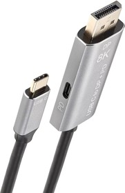 Фото 1/5 Кабель-переходник VCOM USB 3.1 Type C M/DisplayPort M (CU480MCPD-1.8M), Кабель-адаптер