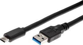 Фото 1/2 Кабель-переходник AOpen/Qust USB 3.1 Type C M/USB 3.0 Type A M (ACU401-2M), Кабель-адаптер
