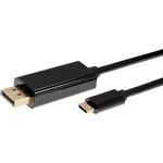 Кабель-переходник AOpen/Qust USB 3.1 Type C M/DisplayPort M (ACU422C-1.8M) ...