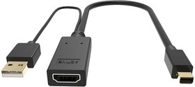 Кабель-переходник VCOM HDMI F/Mini DisplayPort M (CG497-0.15M)