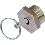Клапан слива конденсата (10 шт; 22 мм) латунь с резиновым кольцом DA-00903