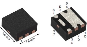 P-Channel MOSFET, 4.5 A, 30 V PowerPAK SC-75 SIB4317EDK-T1-GE3