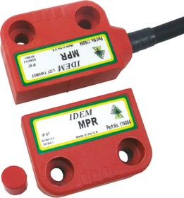 Фото 1/2 114023, MPR Series Magnetic Non-Contact Safety Switch, 250V ac, Plastic Housing, NC, M8