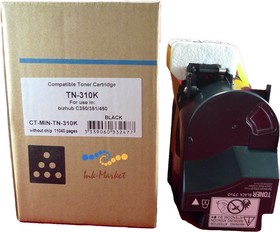 Фото 1/2 CT-MIN-TN-310K, Тонер TN-310K black совместимый для Konica Minolta bizhub C350/351/450 (230 гр) (ELP Imaging®)
