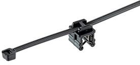 CMEA24-2S-C300, Cable Tie with Edge Clip 188 x 14.7mm, Polyamide, 222N, Black, Pack of 100 pieces