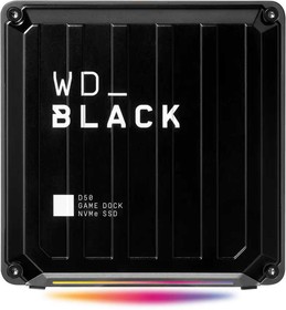 Фото 1/4 Накопитель SSD WD Thdb3 1Tb WDBA3U0010BBK-EESN D50 Game Dock 1.8" черный USB 3.1 type C