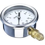 G 1/4 Analogue Pressure Gauge 16bar Bottom Entry, MIT3-D20.B24, 0bar min.