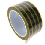 79278, Adhesive Tapes WESCORP ESD TAPE, CLEAR YELLOW STRIPE, 2''x72YDS, 3'' CORE