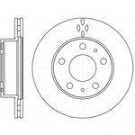 6120410, Диск торм. вент. пер. Jumper Ducato Boxer