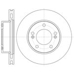 6132310, Диск торм. Ssangyong Rodius 05-