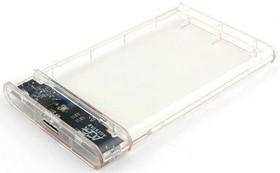 Внешний корпус USB 3.0 2.5"" SATAIII HDD/SSD AgeStar 3UB2P4 (TRANSPARENCY) пластик, прозрачный