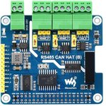 RS485 CAN HAT (B), Плата расширения (HAT) для Raspberry Pi, CAN/RS485-интерфейс