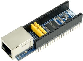 Фото 1/4 Pico-ETH-CH9121, Преобразователь Ethernet в UART для Raspberry Pi Pico, 10/100M Ethernet