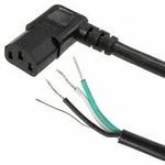 A-PC1503-020030-1, Cable Assembly 2m C13 3 POS F 16AWG