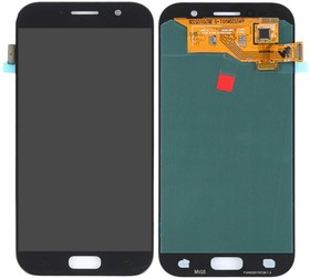 Дисплей (экран) в сборе с тачскрином для Samsung Galaxy A5 (2017) SM-A520F черный (TFT-совместимый с регулировкой яркости)