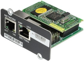Фото 1/10 Модуль Ippon NMC SNMP II card для Ippon Innova G2/RT II/Smart Winner II