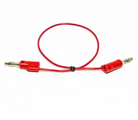 Фото 1/2 BU-2020-A-60-2, Test Lead Nickel-Plated Copper / Nickel Plated Brass 1.5m Red