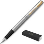 Ручка перьевая JOTTER STAINLESS STEEL GT, синий картр.1,0мм2030948 Франция