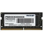 Модуль памяти Patriot DDR4 SO-DIMM 4Gb 2666МГц CL19 (PSD44G266681S)