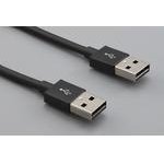 10-02327, Cable Assembly USB 2m USB Type A to USB Type A 4 to 4 POS PL-PL 26-28AWG