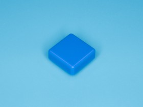 Фото 1/7 SWT-9S-BL, Колпачок квадратный для тактовой кнопки, синий
