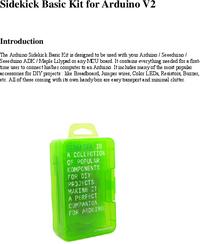 Sidekick Arduino 110060025, Sidekick Basic Kit, Arduino Compatible Board – купить оптом ...
