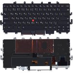 Клавиатура для ноутбука Lenovo ThinkPad X1 Yoga Gen1 2016 черная с рамкой и ...