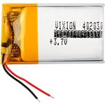 Аккумулятор универсальный Vixion 4x20x30 мм 3.8V 200mAh Li-Pol (2 Pin)