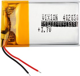 Аккумулятор универсальный Vixion 4x20x30 мм 3.8V 200mAh Li-Pol (2 Pin)
