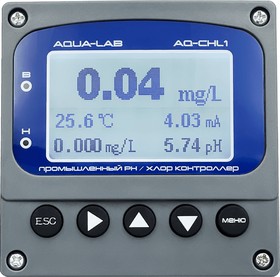 Фото 1/5 AQUA-LAB AQ-CHL1 цифровой промышленный контроллер рН и хлора