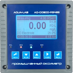 Фото 1/4 AQUA-LAB AQ-DO300-RS485 промышленный монитор оксиметр контроллер