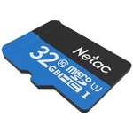 Карта памяти microSDHC UHS-I U1 NETAC P500 32 ГБ, 80 МБ/с, Class 10 ...