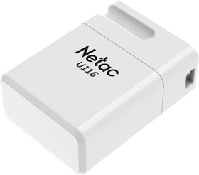 Фото 1/10 Флеш Диск Netac U116 32Gb  NT03U116N-032G-30WH , USB3.0, миниатюрная пластиковая белая