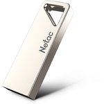 Флешка USB NETAC U326 16ГБ, USB2.0, серебристый [nt03u326n-016g-20pn]