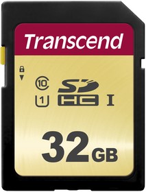 Фото 1/6 TS32GSDC500S, 32 GB SDHC SD Card, Class 10
