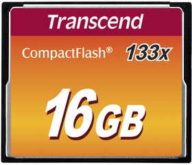 Фото 1/8 TS16GCF133, CompactFlash 16 GB MLC Compact Flash Card