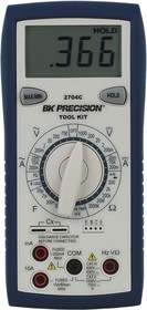 Фото 1/9 BK2704C Handheld Digital Multimeter, 10A ac Max, 10A dc Max, 750V ac Max