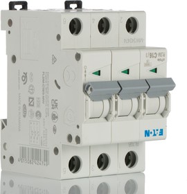 Фото 1/4 242474 PLSM-C16/3-MW, xPole MCB, 3P, 16A Curve C, 400V AC, 48V DC, 10 kA Breaking Capacity