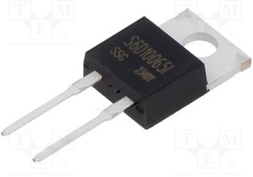S6D10065I, Diode: Schottky rectifying; SiC; THT; 650V; 10A; 103W; TO220ISO