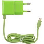 Зарядное устройство "LP" 2.1 А для Apple Lightning 8-pin (коробка/зеленое)