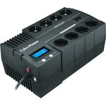 Источник бесперебойного питания Cyberpower BR1000ELCD Line-Interactive 1000VA/600W USB/RJ11/45 (4+4 EURO)