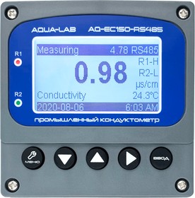 Фото 1/3 AQUA-LAB AQ-EC150-RS485 промышленный кондуктометр контроллер измеритель электропроводности